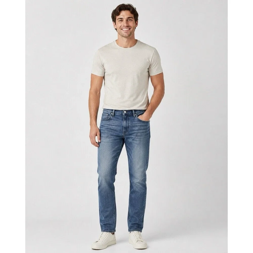 Banana Republic Premium Performance Jeans Mens 31x30 Slim Stretch Denim Blue
